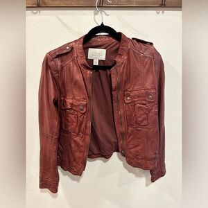 Hinge Genuine leather Jacket